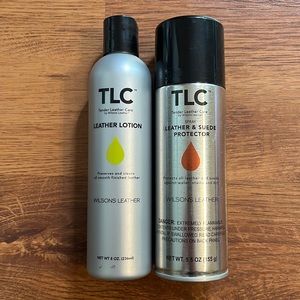 Wilsons Leather TLC Leather Lotion and Leather & Suede Protector - never used